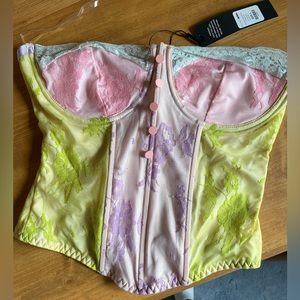 Multicolor L Fashion Nova Corset Top